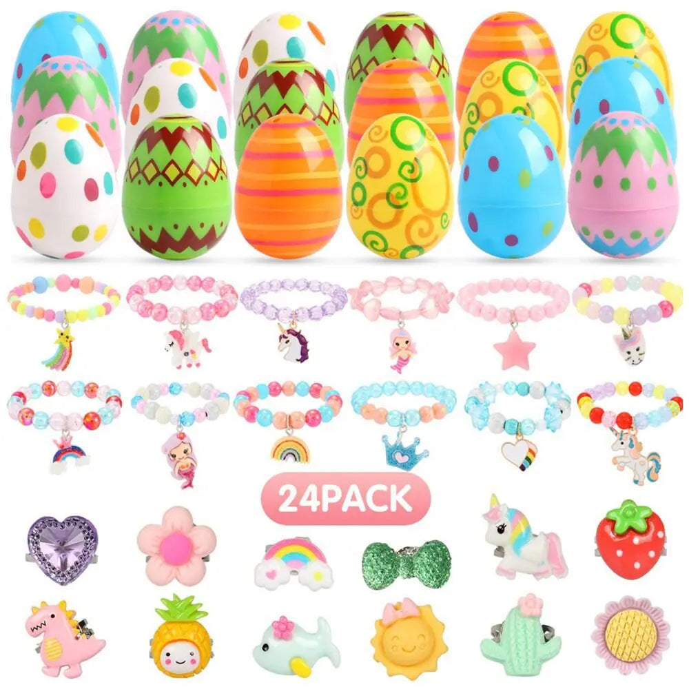 Easter Surprise Eggs with Hidden Toys for Children