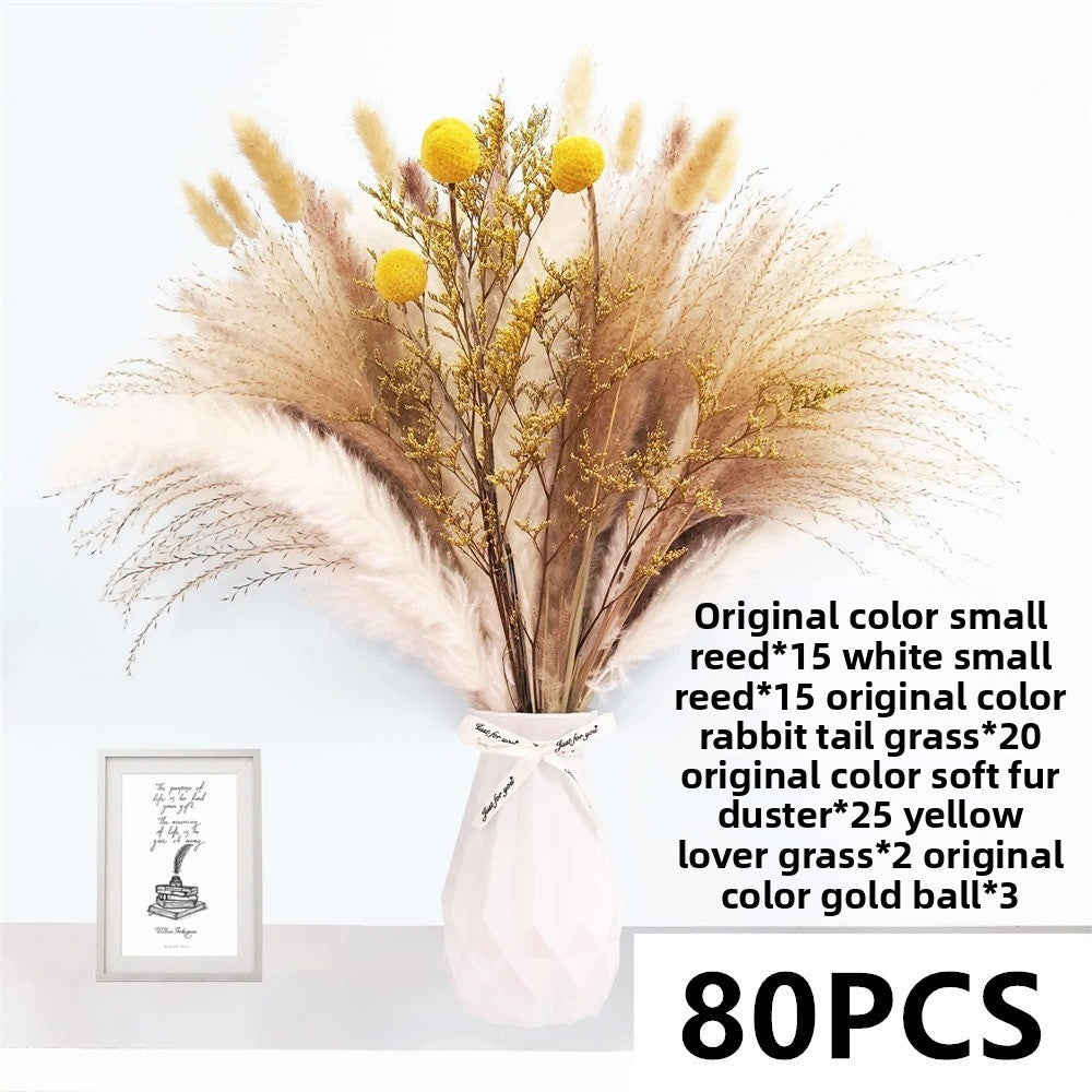 Natural Dried Flower Bouquet for Home and Wedding Decor - Cherished Harbor Gifts