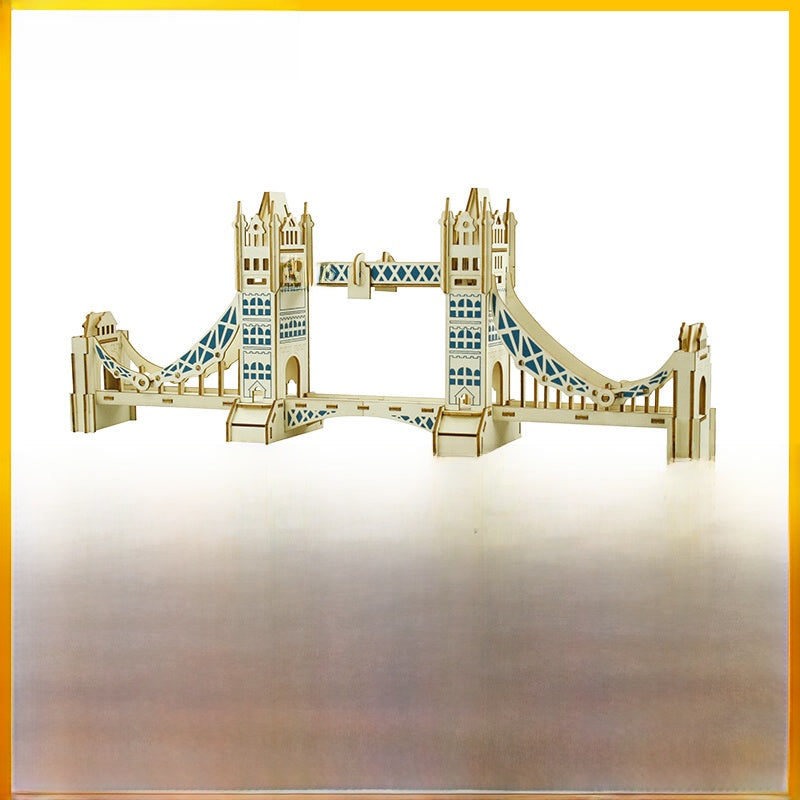 3D Wooden Puzzle Gift - Eiffel Tower Model for Kids - Cherished Harbor Gifts