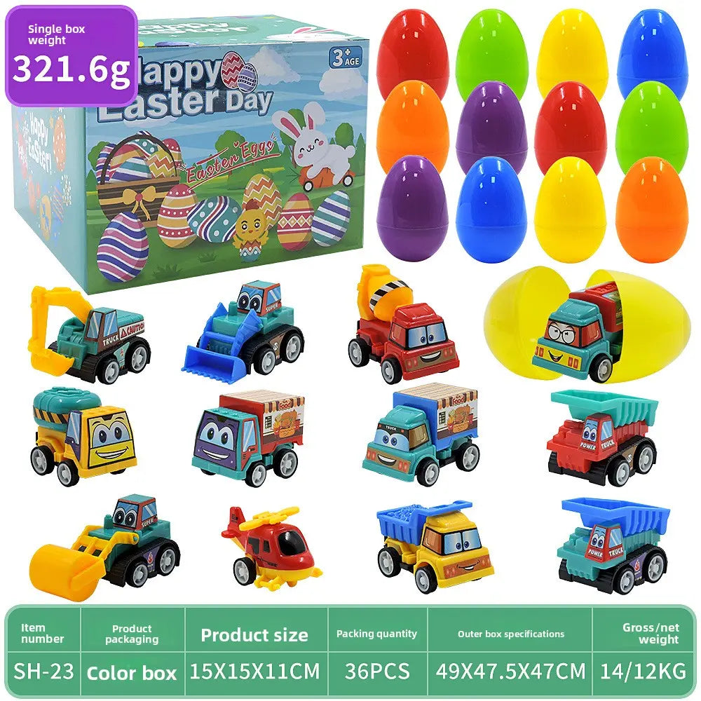 Easter Surprise Eggs with Hidden Toys for Children