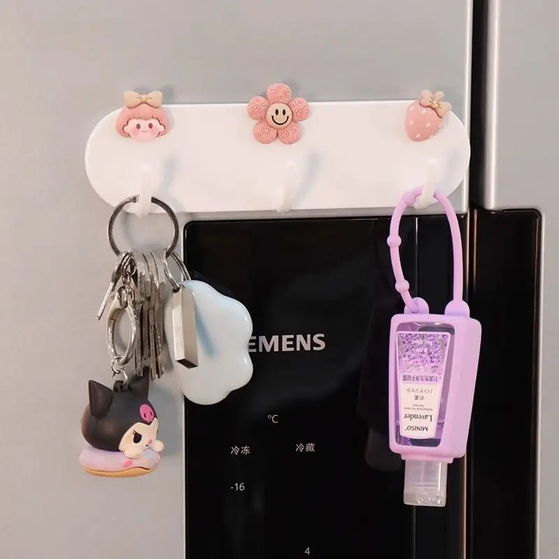 Cute Magnetic Hooks for Refrigerator | Cartoon No-Drill Kitchen & Home Organizer by TED
