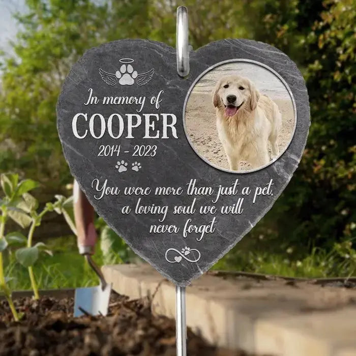 Custom Garden Memorial Stone for Pet Loss Sympathy Gifts by Inkedjoy