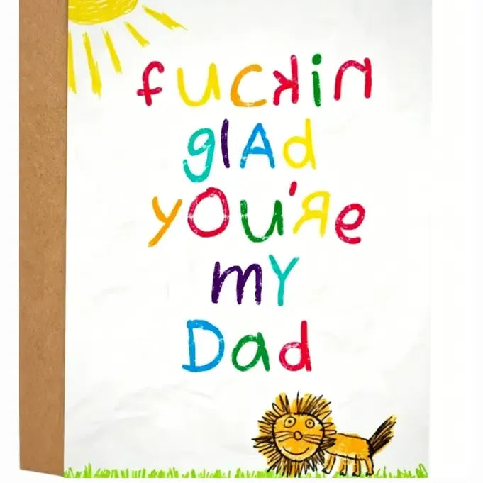 Funny Fathers Day Cards - Humorous Greeting Card Set by TED