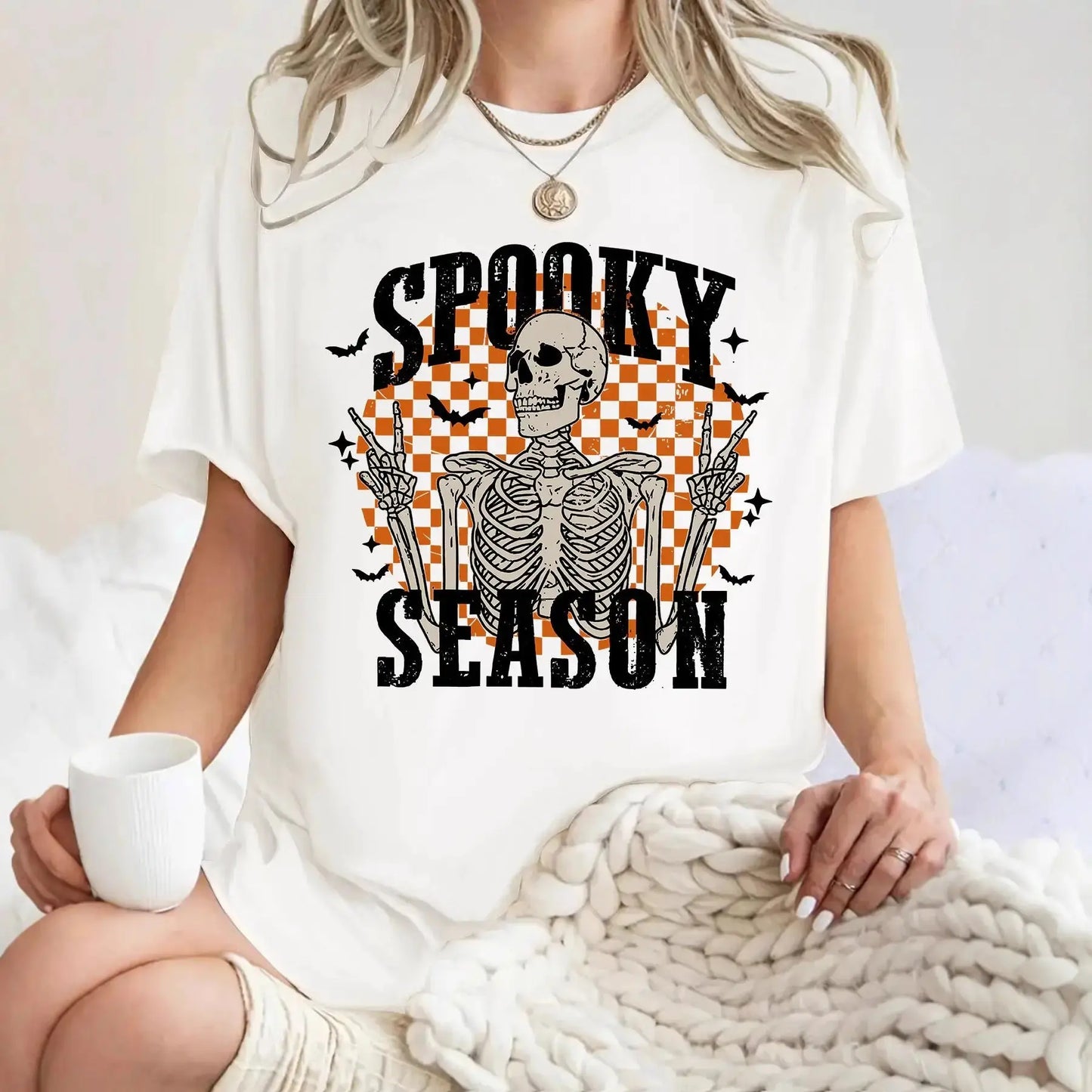 Women’s Stylish Halloween Graphic T-Shirt for Women - Spooky Tee by EPR