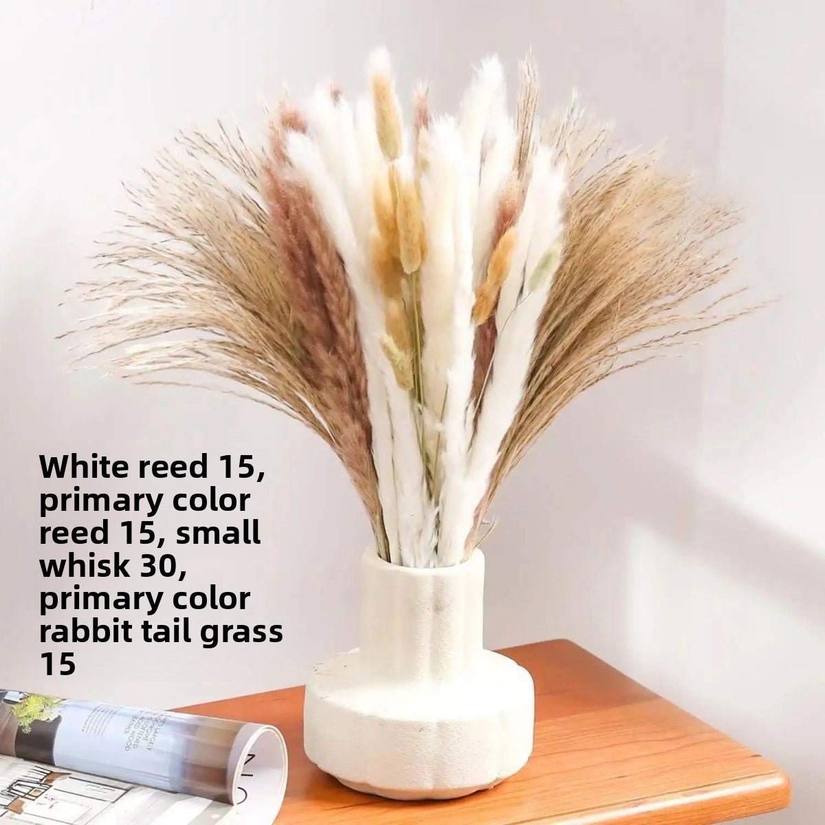 Natural Dried Flower Bouquet for Home and Wedding Decor - Cherished Harbor Gifts