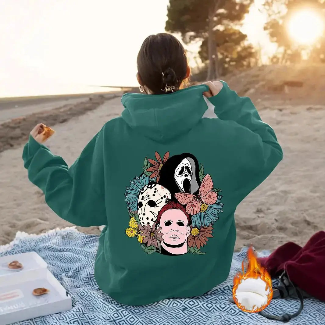 Women’s Cozy Halloween Gifts: Women’s Oversized Graphic Hoodie by EPR