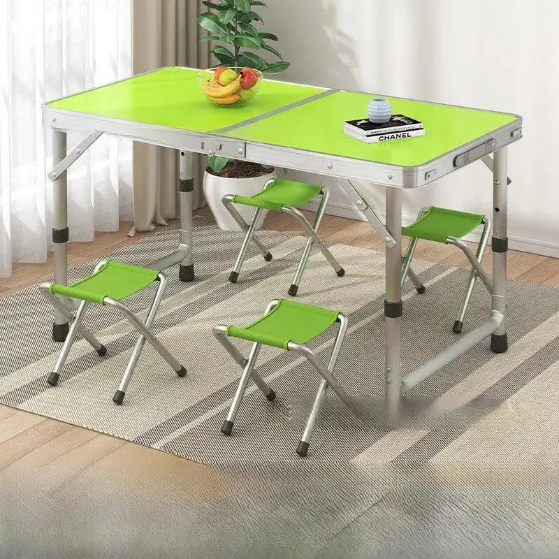 Small folding dining table and chairs by TED