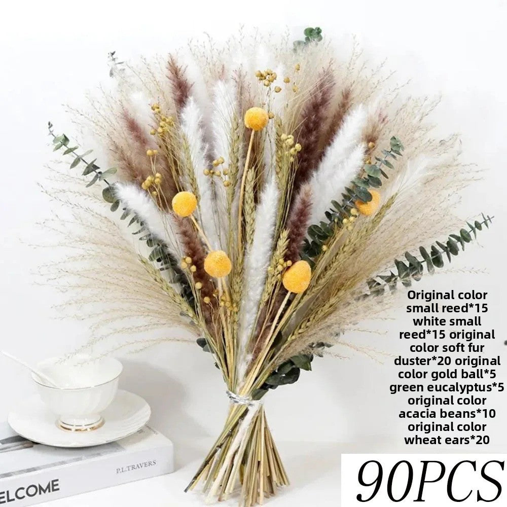 Natural Dried Flower Bouquet for Home and Wedding Decor - Cherished Harbor Gifts