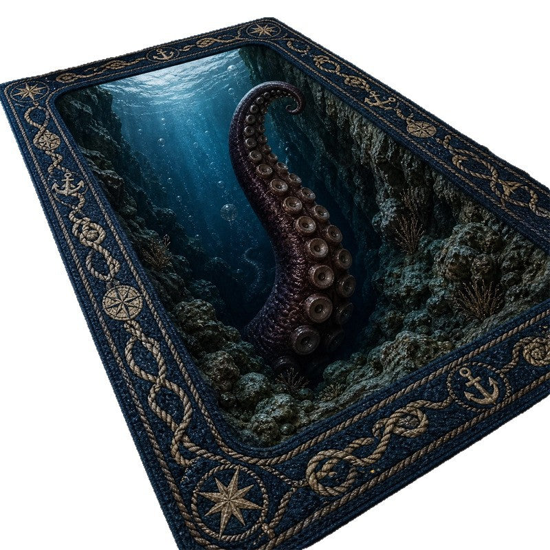 Spooky Halloween Area Rug for Living Room & Bedroom Decor - Cherished Harbor Gifts