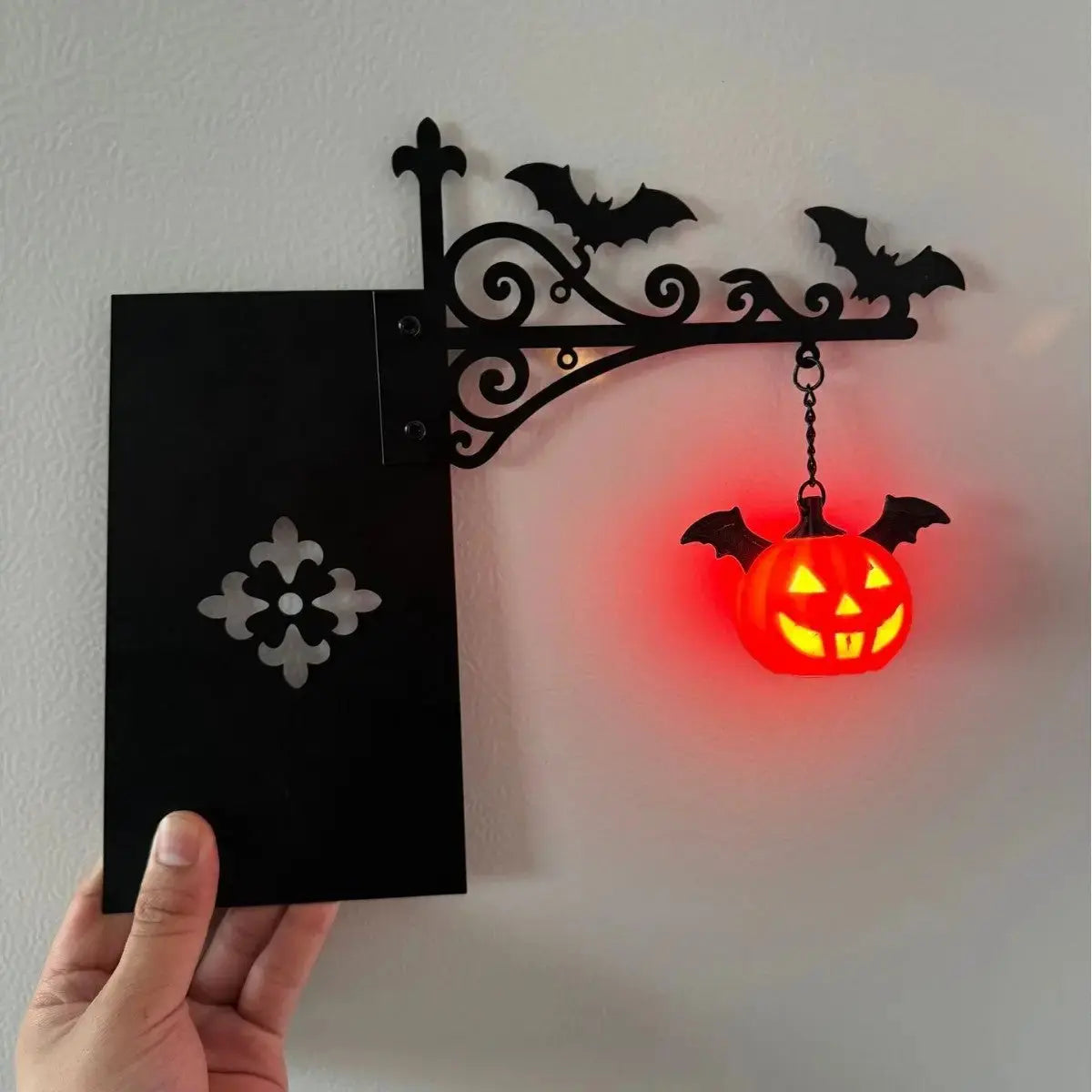 Ghost Bookshelf Lamp | Retro Halloween LED Shelf Light & Spooky Home D�cor by TED