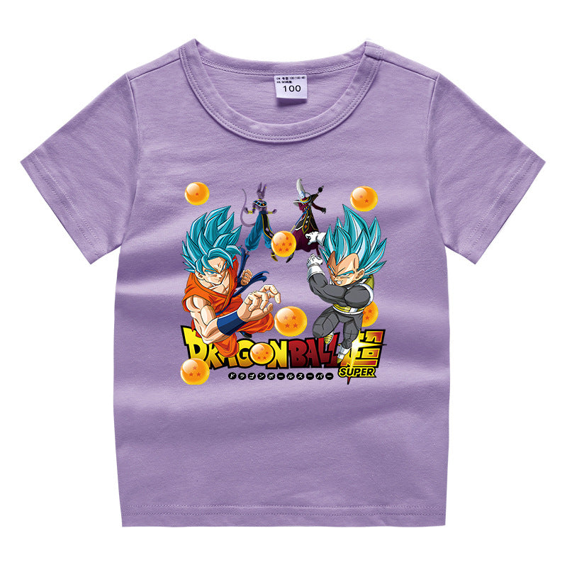 Unisex Kids Graphic Tee - Cartoon Animal Summer T-Shirt - Cherished Harbor Gifts