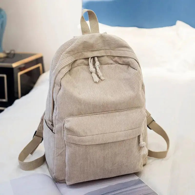 Personalized Embroidered Velvet Backpack | Custom Name School & Travel Bag by TED
