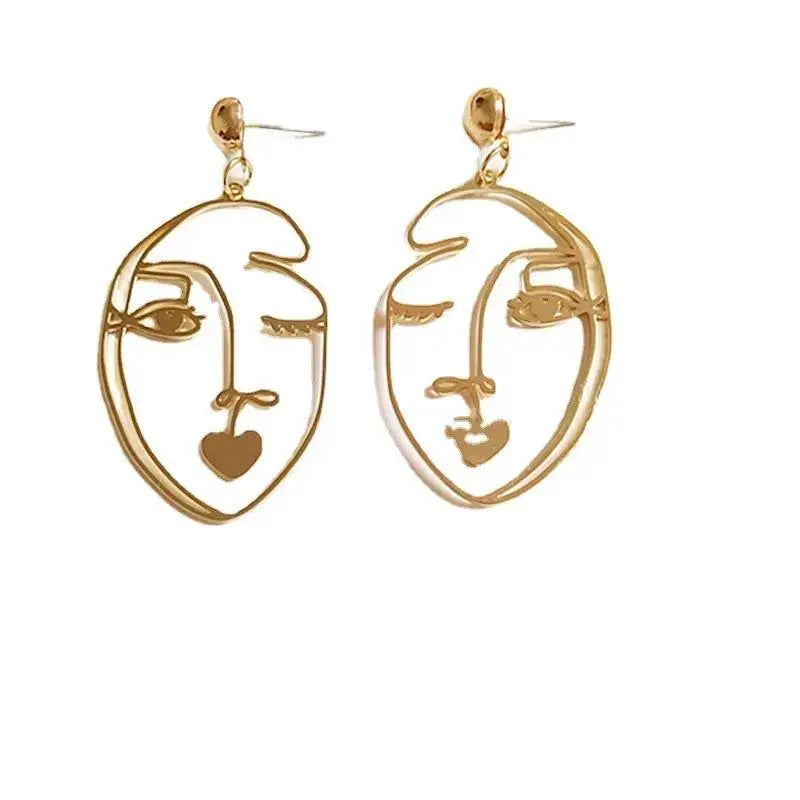 Earring accessories retro hollow niche accessories by eprolo