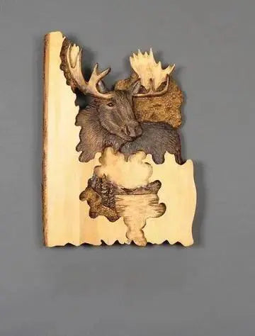 Home Decoration Wall Decoration Anniversary Gift Animal Carving Crafts Gift Wall Hanging by eprolo