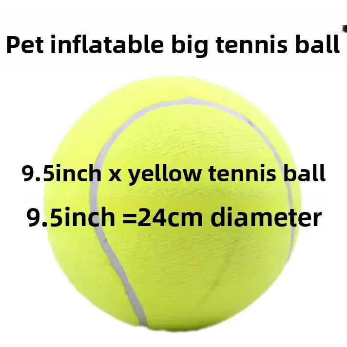 Giant Inflatable Tennis Ball for Outdoor Play and Fun by TED