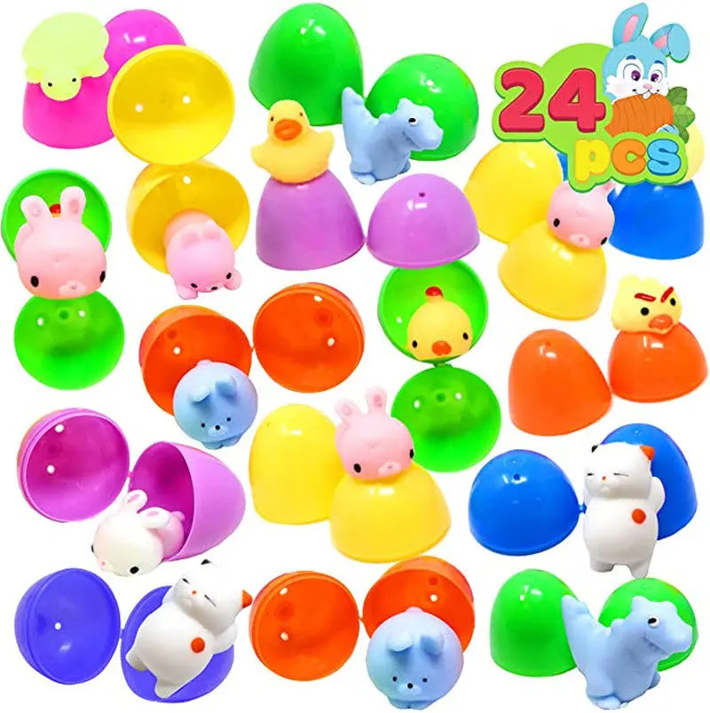 Easter Surprise Eggs with Hidden Toys for Children