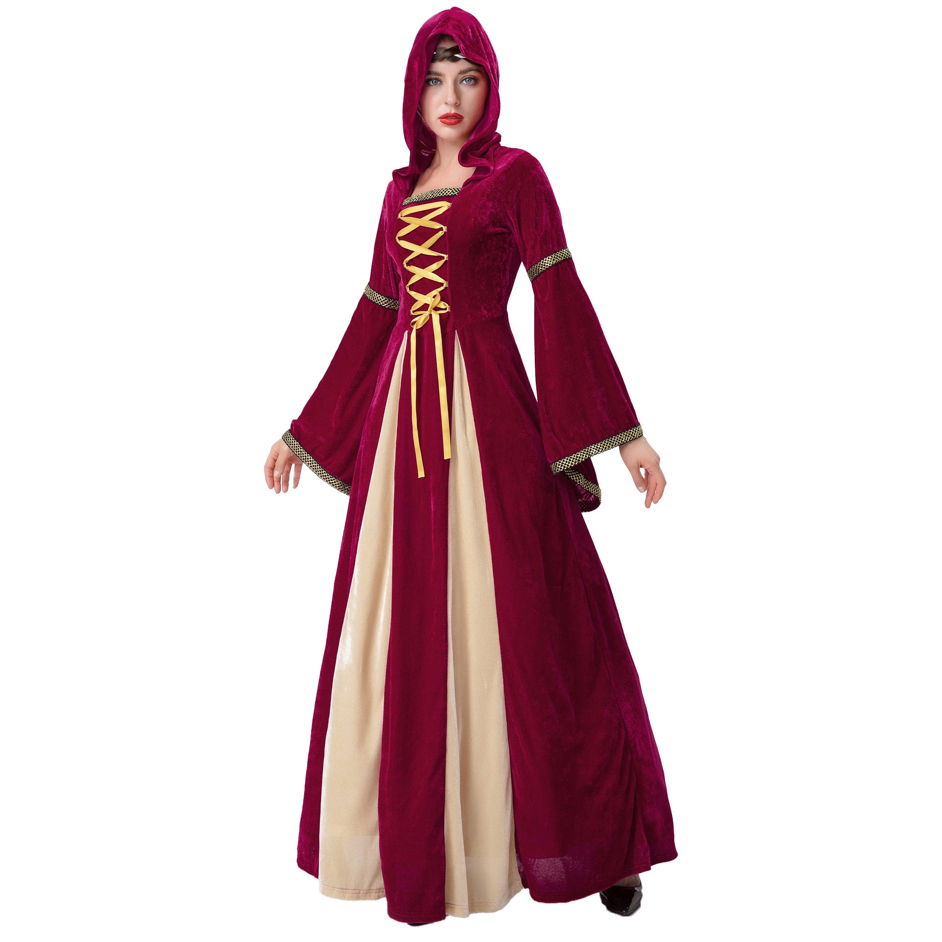 Gothic Princess Costume for Halloween Court Dress - Cherished Harbor Gifts
