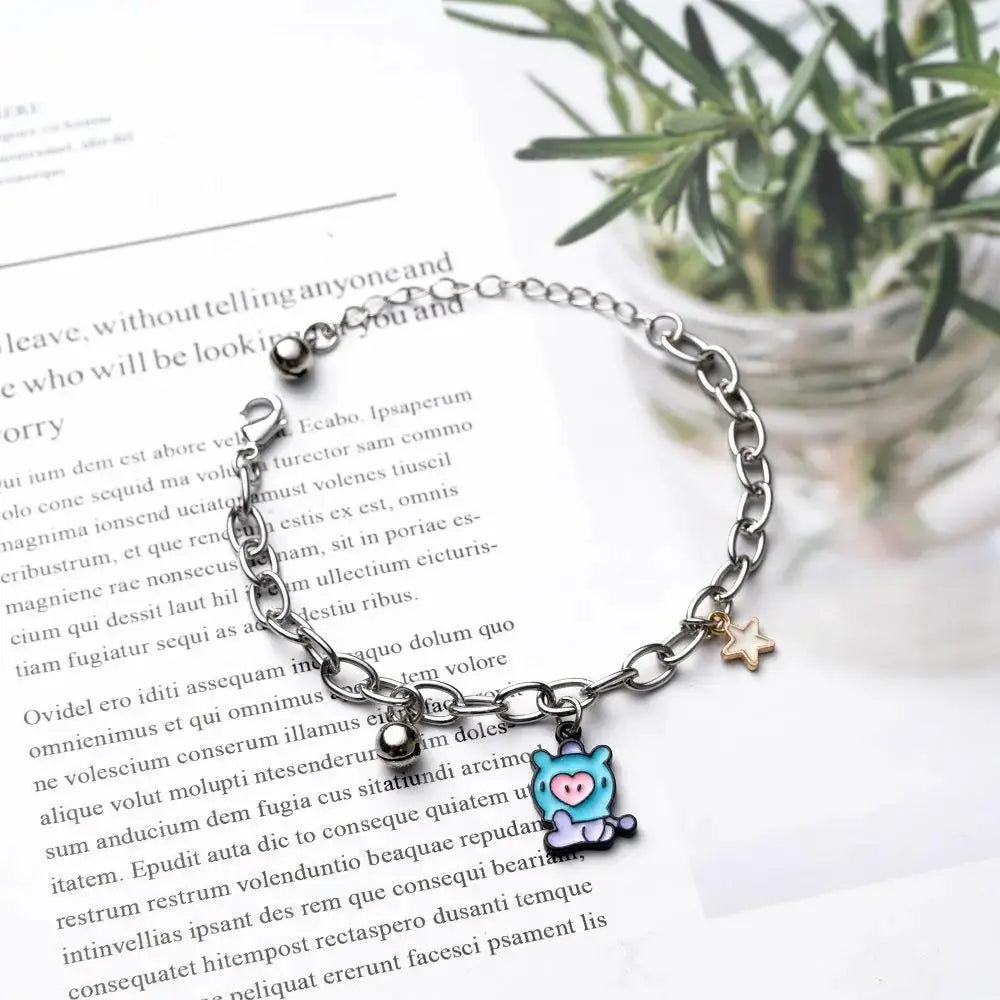 Cute Cartoon Charm Bracelet for Kids and Fans - Colorful Gift by EPR