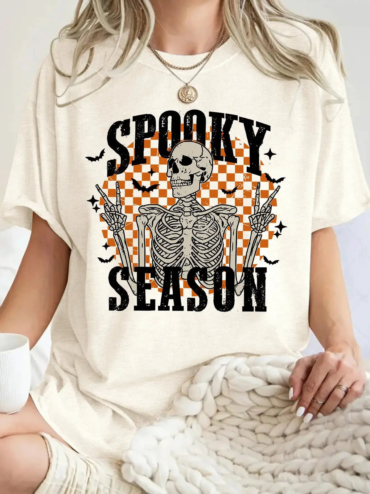 Women’s Stylish Halloween Graphic T-Shirt for Women - Spooky Tee by EPR