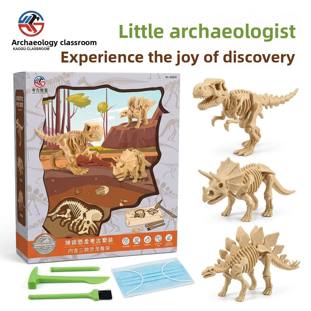 Kids Dinosaur Excavation Kit for Fun STEM Learning - Cherished Harbor Gifts