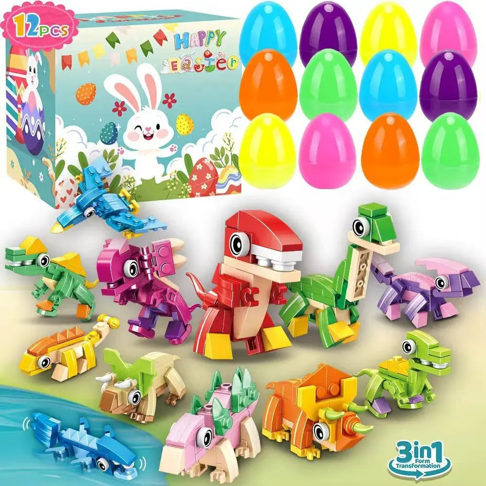 Easter Surprise Eggs with Hidden Toys for Children