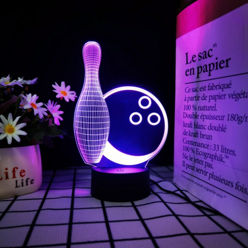 3D LED Sports Night Light Table Lamp - Cherished Harbor Gifts