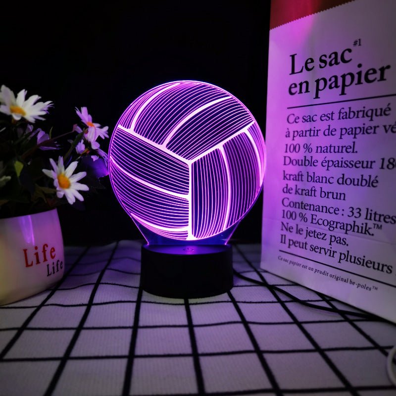 3D LED Sports Night Light Table Lamp - Cherished Harbor Gifts