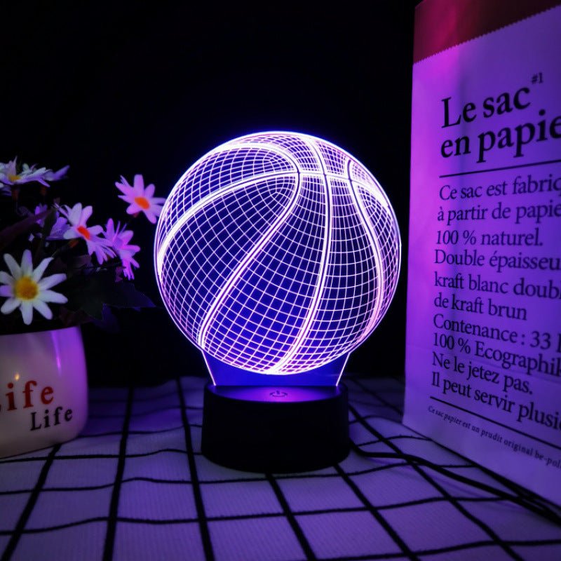 3D LED Sports Night Light Table Lamp - Cherished Harbor Gifts
