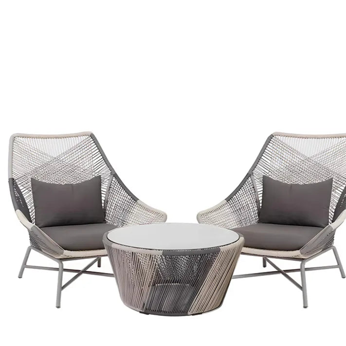 Modern Outdoor Rattan Lounge Chair