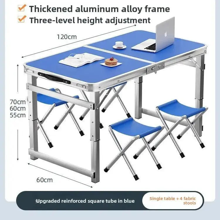 Small folding dining table and chairs by TED