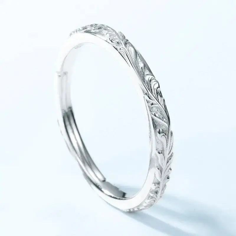 S925 Sterling Silver Couples Rings – Couples Adjustable Rings by EPR