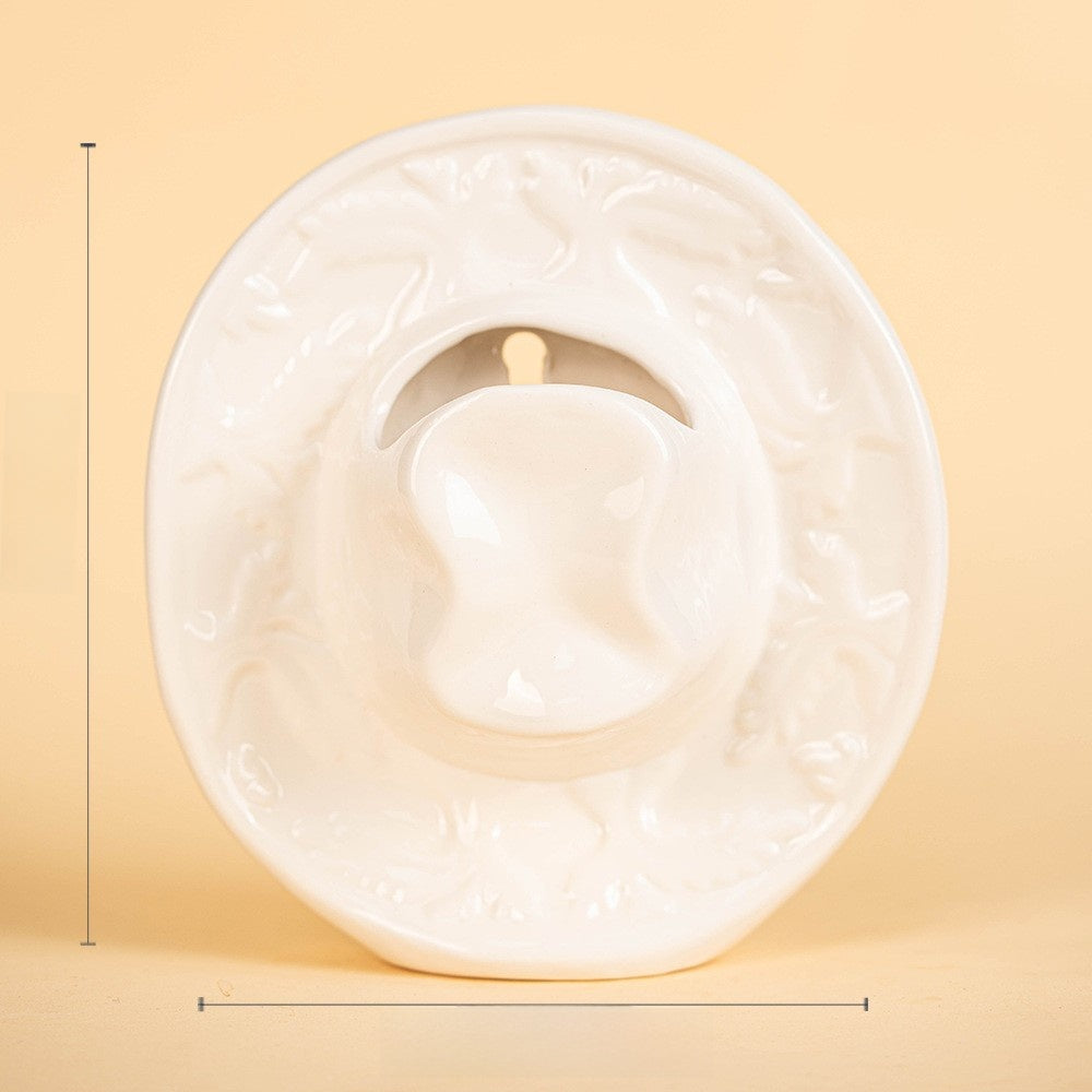 Handmade Porcelain Flower Vase for Rustic Home Decor - Cherished Harbor Gifts