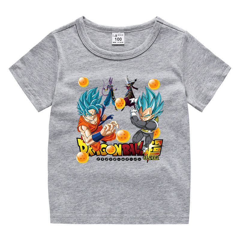 Unisex Kids Graphic Tee - Cartoon Animal Summer T-Shirt - Cherished Harbor Gifts