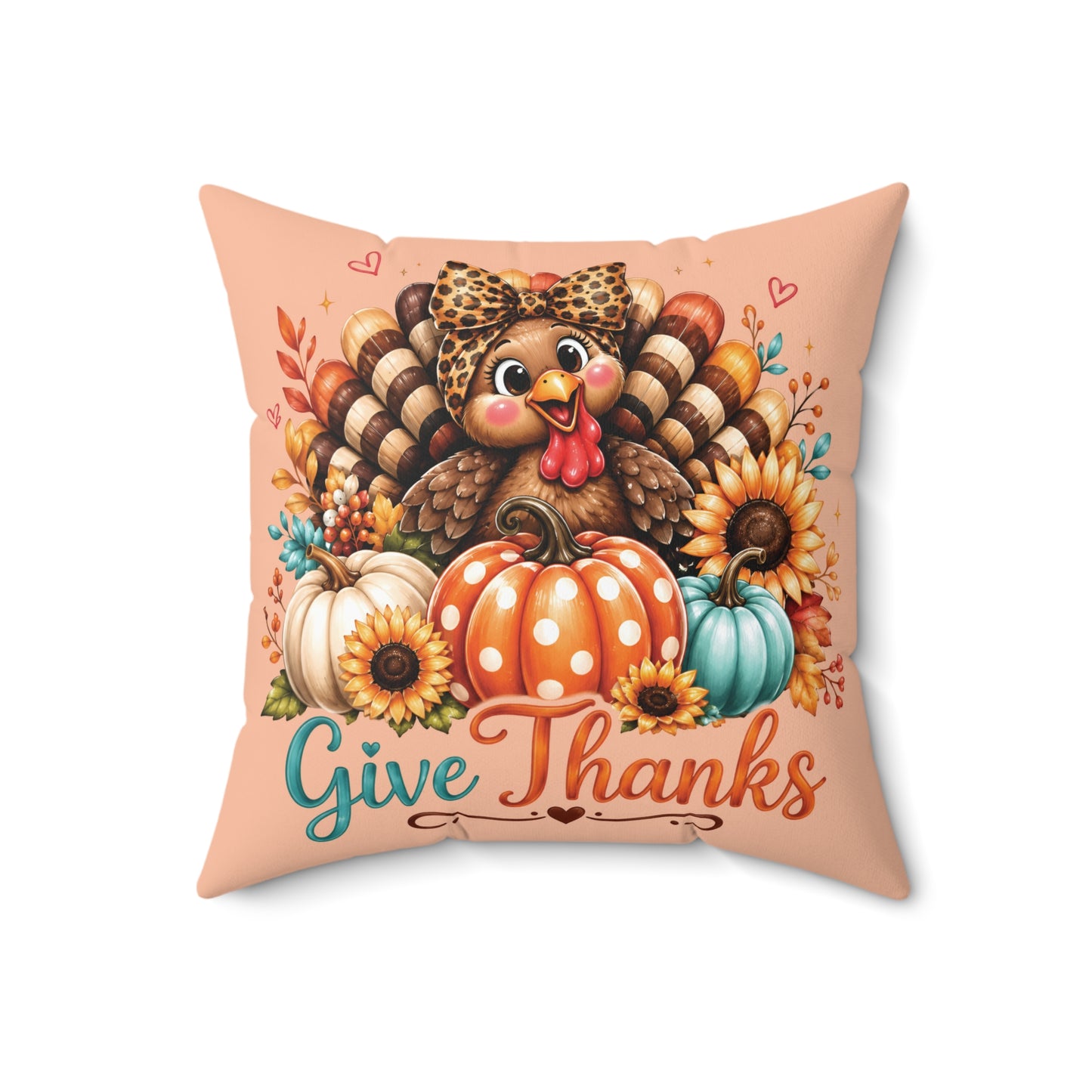 Thanksgiving Throw Pillow for Cozy Fall Home Decor - Cherished Harbor Gifts