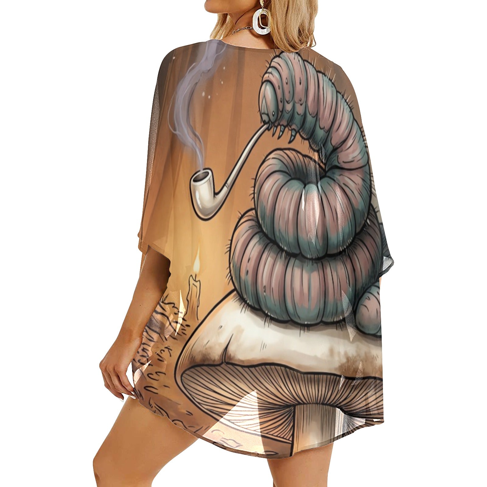 Alice in Wonderland Kimono for Beach Cover Up and Style - Cherished Harbor Gifts