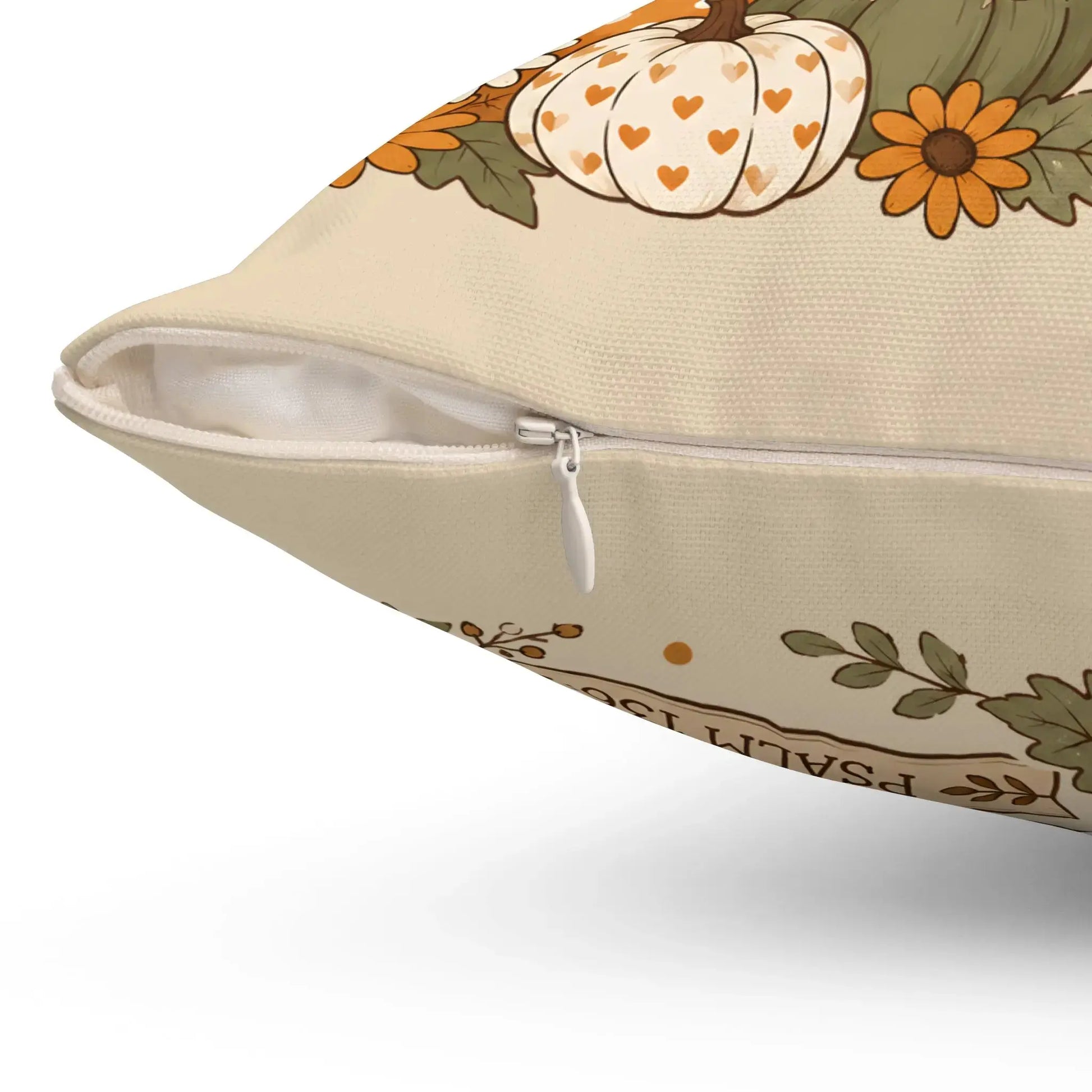 Thanksgiving Decorative Pillow for Cozy Autumn Decor by Cherished Harbor Gifts