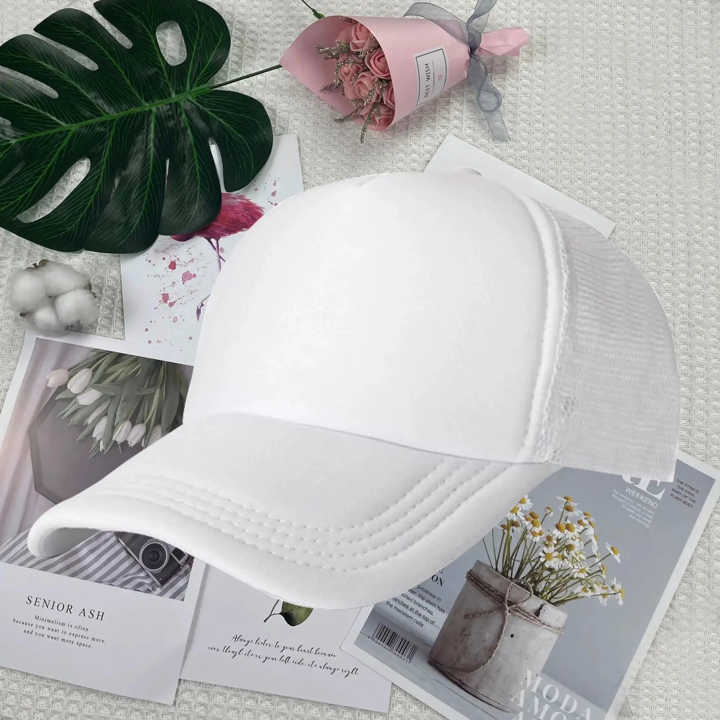 Personalized Breathable Mesh Sun Hat | Custom Embroidered Unisex Outdoor Cap by TED