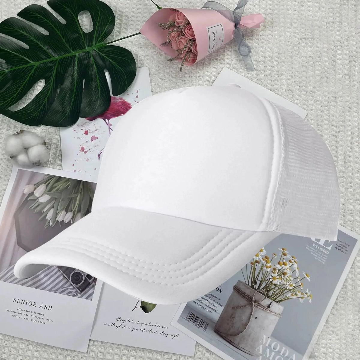 Personalized Breathable Mesh Sun Hat | Custom Embroidered Unisex Outdoor Cap by TED