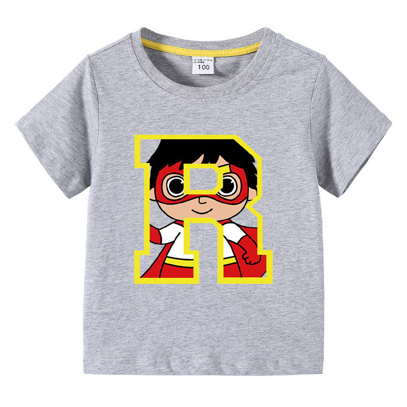Cartoon T Shirts Kids - Unisex Cotton Summer Tee Ages 1-12 - Cherished Harbor Gifts