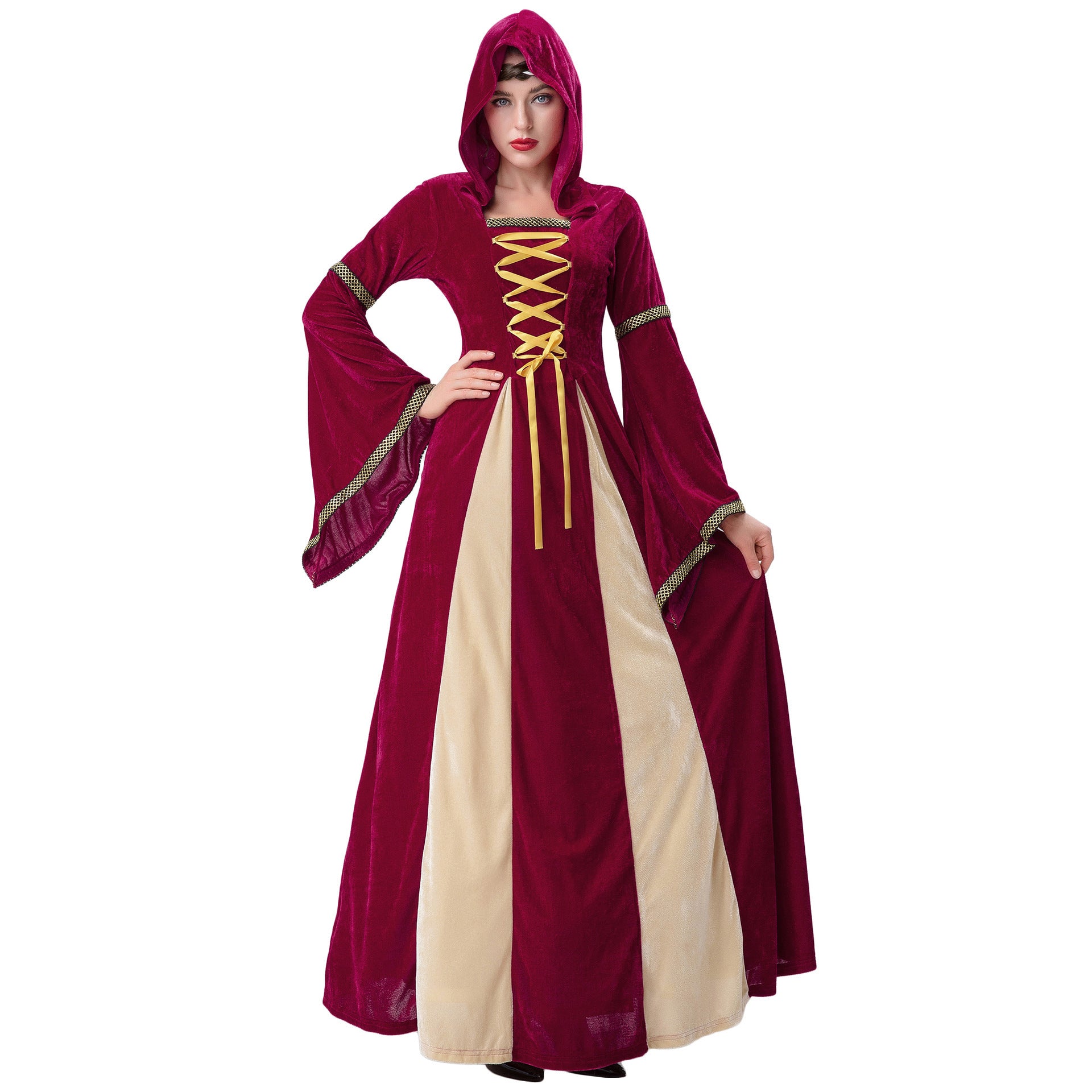 Gothic Princess Costume for Halloween Court Dress - Cherished Harbor Gifts