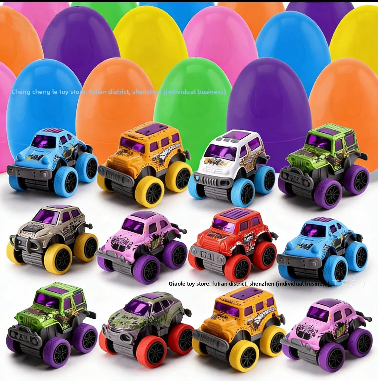 Easter Surprise Eggs with Hidden Toys for Children