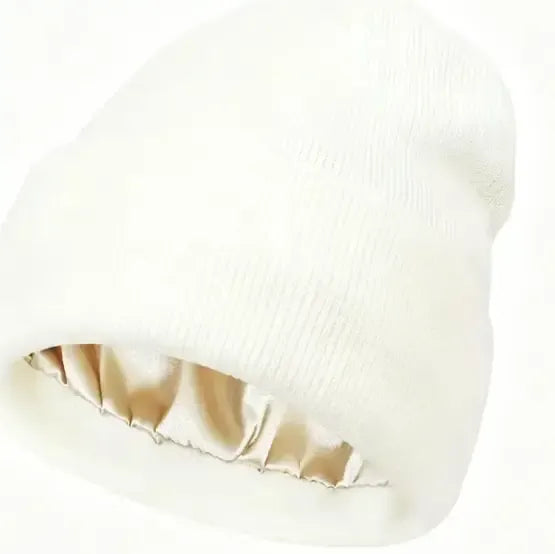 Personalized Embroidered Thick Knit Beanie | Custom Letter Unisex Winter Hat by TED