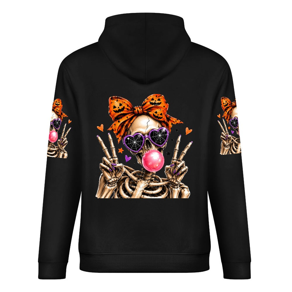 Halloween 100% Cotton Hoodie | Unisex Graphic Pullover Sweatshirt