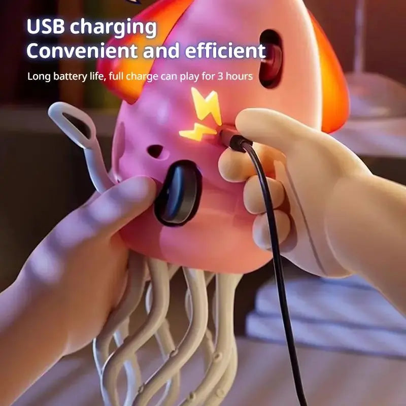 Interactive Dancing Octopus Toy with Lights, Music & Obstacle Avoidance by EPR