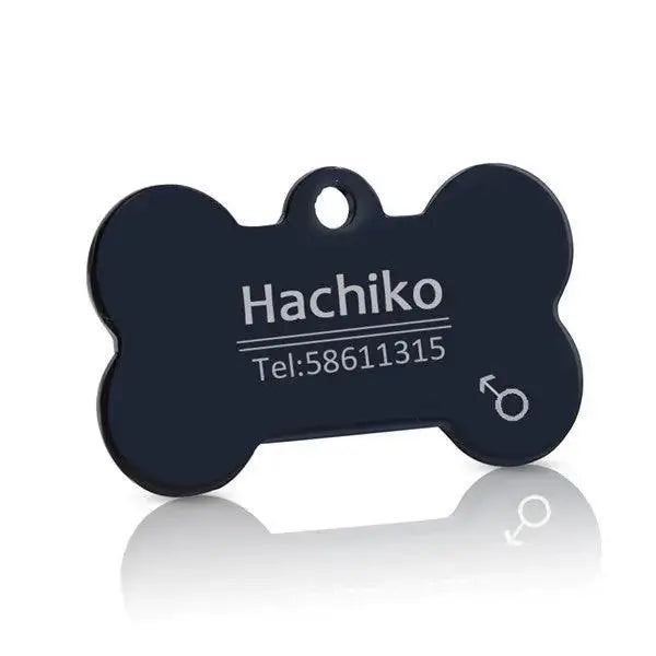 Personalized Stainless Steel Pet ID Tag | Custom Engraved Dog & Cat Name Tag by TED