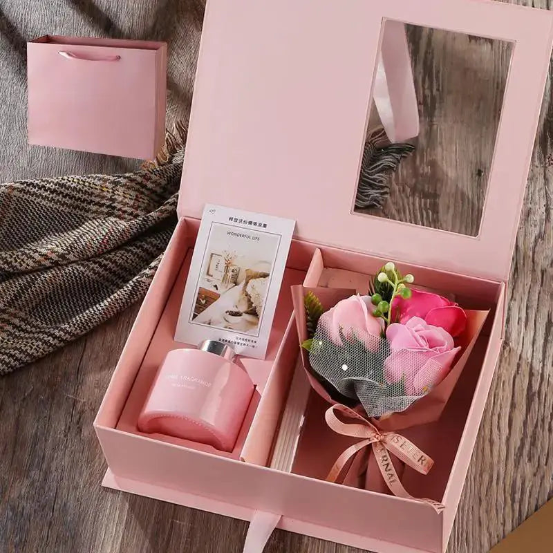 Aromatherapy Gift Box - Flameless Floral Fragrance Set by TED