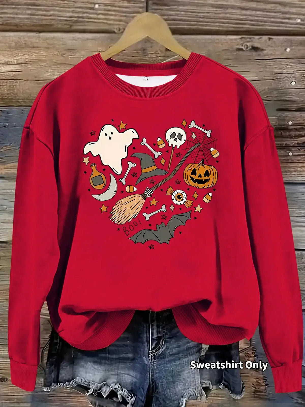 Cozy Halloween Pumpkin Sweatshirt for Women - Fall Pullover by EPR