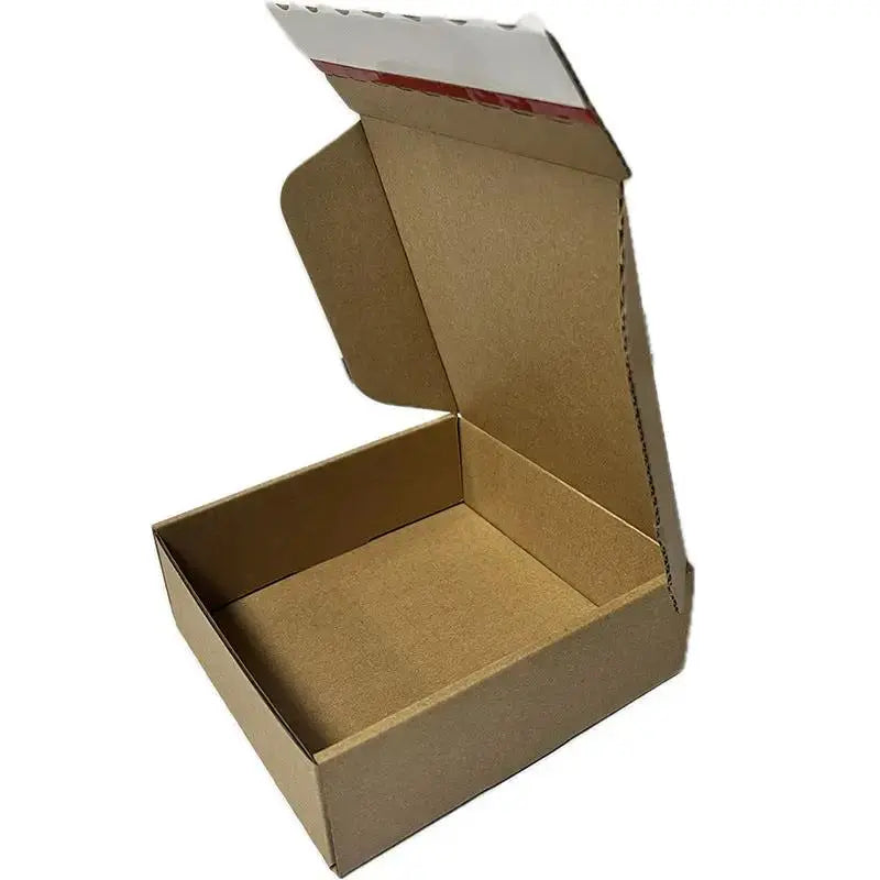 Personalized Kraft Shipping Box | Custom Logo Aircraft-Style Zipper Packaging Box by TED