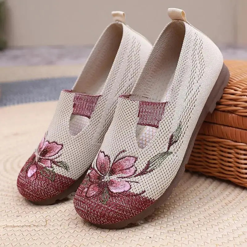Women's Breathable Slip-Ons for Casual Summer Walking by TED