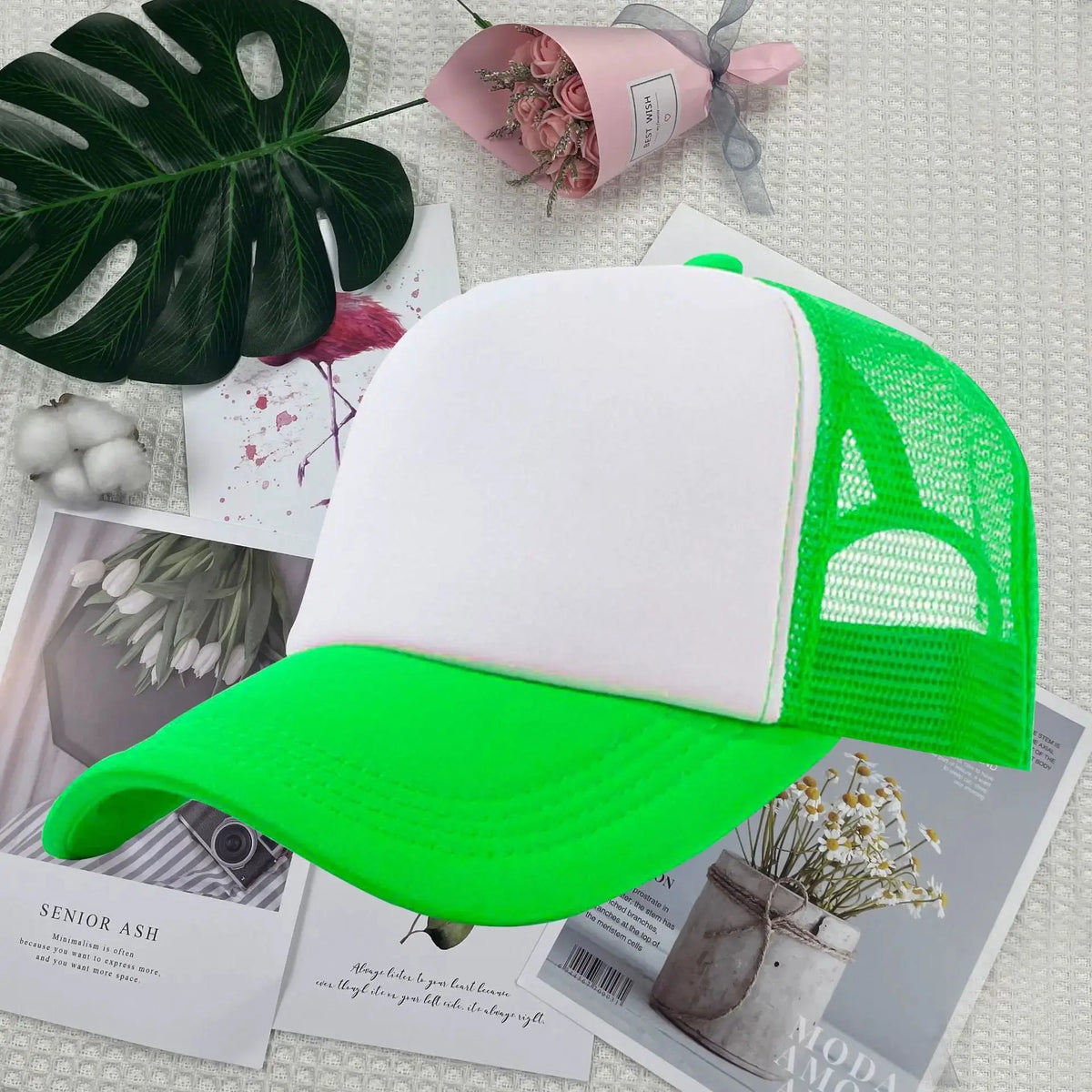 Personalized Breathable Mesh Sun Hat | Custom Embroidered Unisex Outdoor Cap by TED